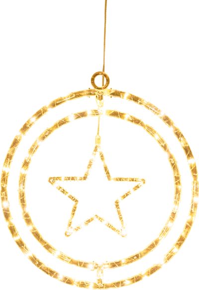 Dekorácia MagicHome Vianoce, hviezda, plast, 80xLED teplá biela, 32.5x36 cm, 3xAA – Obrázok 4