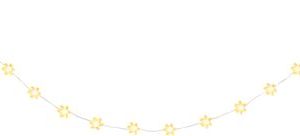 Reťaz MagicHome Vianoce, vločky, PVC, 15xLED teplá biela, 1.4 m + 0.3 m, 2xAA