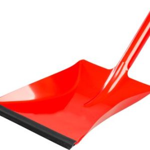 Lopatka Neco 30-0383-15, červená, gumová lišta, 37x24x8 cm