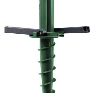 Stojan na plážový slnečník Strend Pro OD-50265, skrutka do zeme, držiak, 22-34 mm
