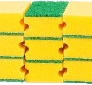 Hubka Strend Pro, špongia na riad, do kuchyne, 9x6,5x4 cm, bal. 9 ks