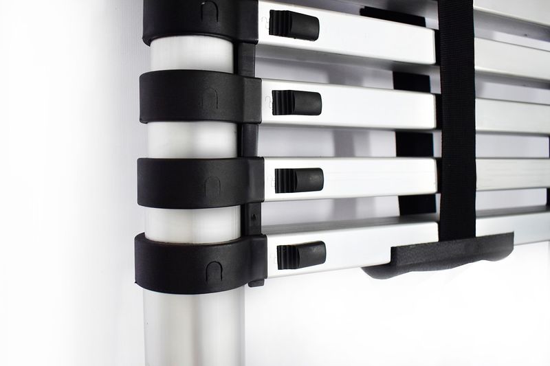 Rebrík Strend Pro, teleskopický, 3,2 m, 1x11, max. 125 kg – Obrázok 4