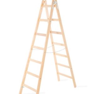 Rebrík Strend Pro, 7 priečkový, drevené štafle, 2,26 m, max. 150 kg
