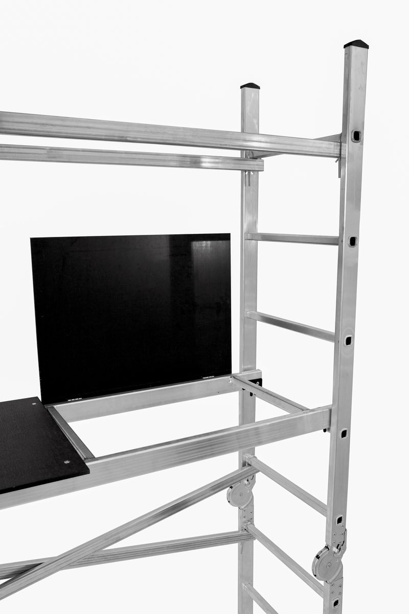 Lešenie s plošinou Strend Pro HECTOR PRO, hliníkové, 3in1, max. 473 cm, max. 200 kg – Obrázok 3