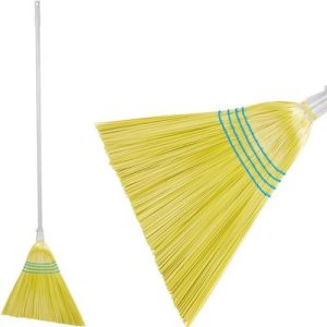 Metla MagicHome 3806Y, SorgoSkew, žltá, násada 153 cm, Alu, šikmá