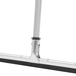 Stierka Neco, na podlahu, oceľová hlava, mop 34 cm, násada 125 cm