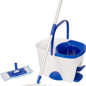 Súprava upratovacia Neco TORNADO Spin Mop, rotačný mop na podlahy + vedro 18 lit., Microfibre, PP, ABS