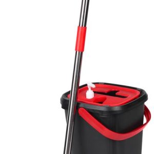 Súprava upratovacia mop QuickShine MagicHome, plochý, s 8 lit. žmýkacím vedrom, na podlahy