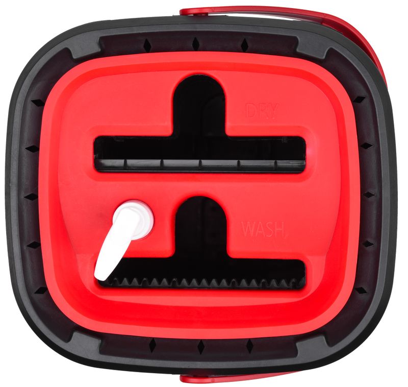 Súprava upratovacia mop QuickShine MagicHome, plochý, s 8 lit. žmýkacím vedrom, na podlahy – Obrázok 2