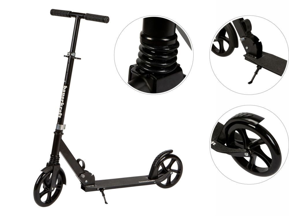 Mestská kolobežka pre deti a tínedžerov, skladacia, nastavenie výšky 95-105 cm, kolieska 200 mm