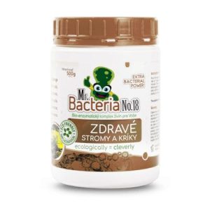 Aktivátor Mr.Bacteria No.18, živiny pre zdravé stromy a kríky, 500g