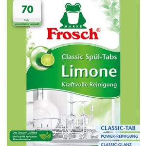 Tablety Frosch Všetko v 1, do umývačky, limetka, 70 tabliet, ALL in 1