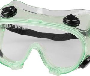 Okuliare Safetyco B403, číre, ochranné, s ventilmi, uzavreté