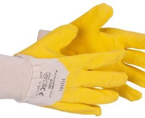 Rukavice TWITE, bavlnené, polomáčané, 10", latex