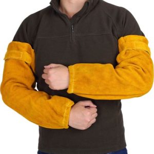 Rukávniky Strend Pro Industrial, na zváranie, kožené, 50 cm, pár 2ks