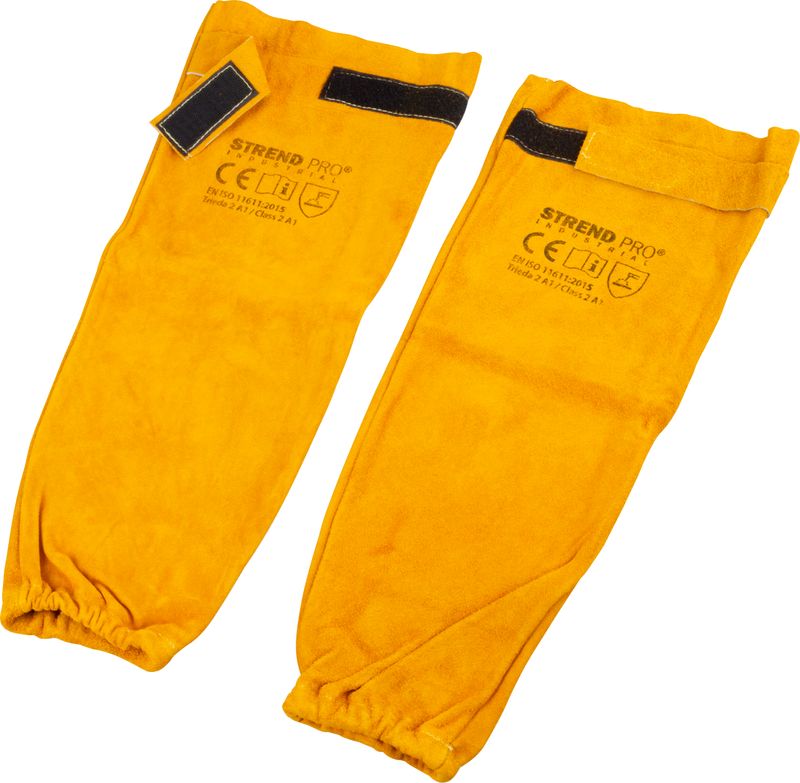 Rukávniky Strend Pro Industrial, na zváranie, kožené, 50 cm, pár 2ks – Obrázok 2