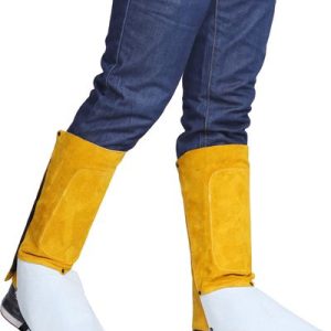 Gamaše Strend Pro Industrial, na zváranie, návleky, kožené, 30 cm, pár 2ks