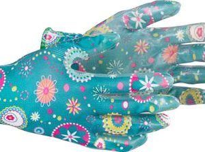 Rukavice Strend Pro Abelia, tyrkysové, veľkosť 07/S, s blistrom