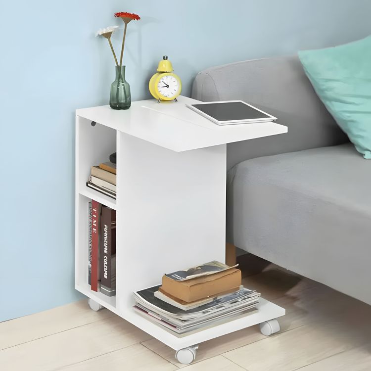 Konferenčný stolík, nočný stolík na kolieskach, organizér ModernHome – Obrázok 4