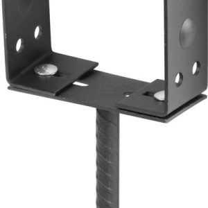 Podpera na hranoly ASU2, 95-200 mm, pätka ozdobná, nastaviteľná, zápustná