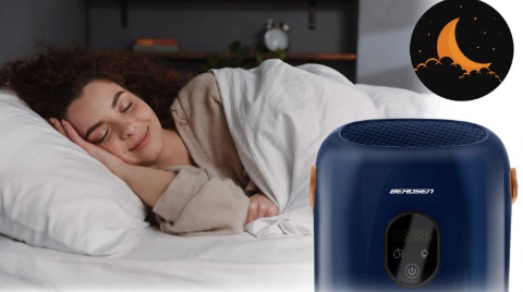 Odvlhčovač vzduchu Berdsen BR-10B v tmavomodrej farbe - pohlcovač vlhkosti – Obrázok 2