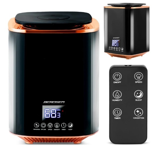 Berdsen BD-502 čierny zvlhčovač vzduchu