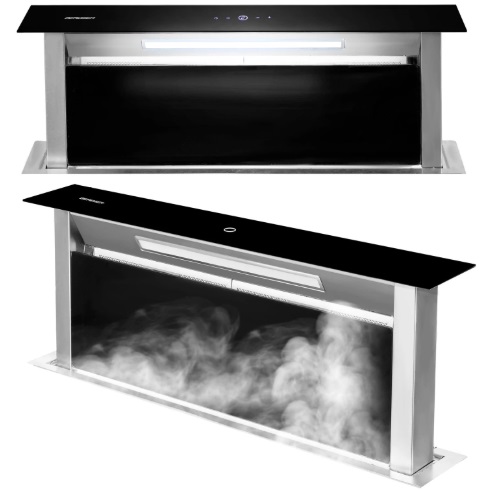 Kuchynský digestor 90 cm čierny BT-290