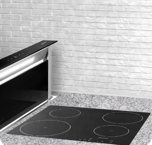 Kuchynský digestor 90 cm čierny BT-290 – Obrázok 3