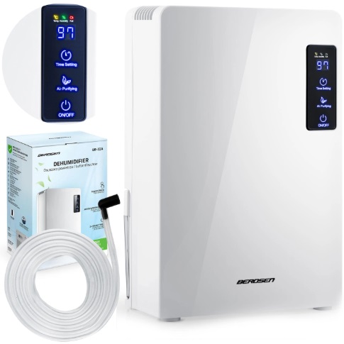 Berdsen BR-22A biely odvlhčovač vzduchu - pohlcovač vlhkosti