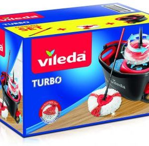 Súprava upratovacia Vileda TURBO 2v1, rotačný mop na podlahy + vedro, s darčekom