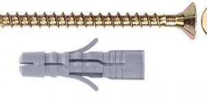 Vrut a hmoždinka Strend Pro PACK ZH 3x30/5x25 mm, PZ, Zn, do tvrdého materiálu, univerzálna, bal. 50 ks