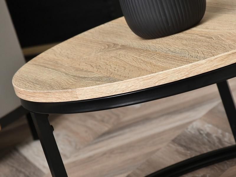 Konferenčný stolík ModernHome s výškou 60 cm, moderný, industriálny – Obrázok 4