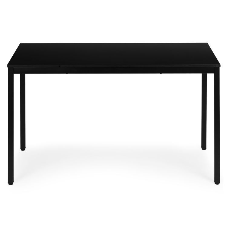 Kuchynský jedálenský stôl pre 4-5 osôb, počítačový stôl 120x60 cm, čierny, ModernHome – Obrázok 5