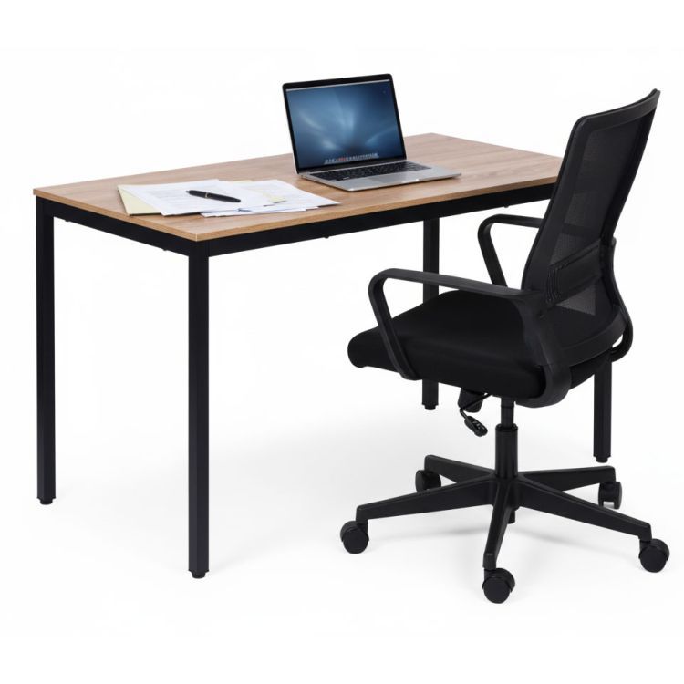 Kuchynský jedálenský stôl pre 4-5 osôb, počítačový stôl 120x60 cm, ModernHome – Obrázok 5