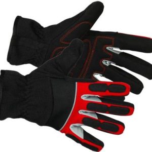 Rukavice Strend Pro Velumi High Vision, textil/koža s reflexnými prvkami, veľkosť 09/L, blister