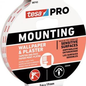 Páska tesa® Mounting PRO, montážna, na tapety a omietky, lepiaca, 19 mm, L-5 m