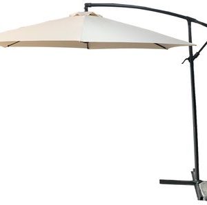 Slnečník DEMI 300 cm, 42 mm, béžový, PE, záhradný