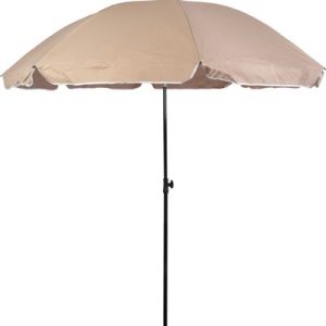 Slnečník BETTY 200 cm, 22/25 mm, s kĺbikom, béžový, plážový