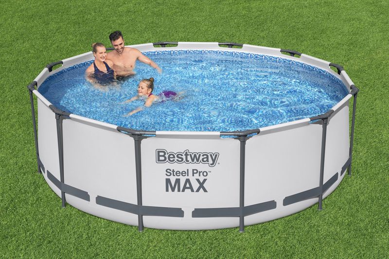 Bazén Bestway® Steel Pro MAX, 56418, kartušová filtrácia, rebrík, 366x100 cm – Obrázok 4