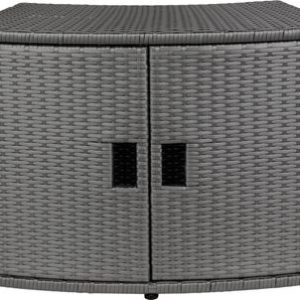 Nábytok k vírivke MSpa®, k okrúhlej vírivke, otvárací, 80x30x58 cm