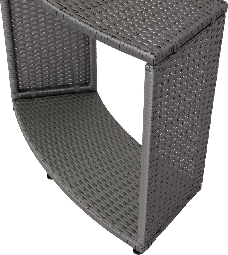 Nábytok k vírivke MSpa®, podstavec, k okrúhlej vírivke, otvorený, 80x30x58 cm – Obrázok 3