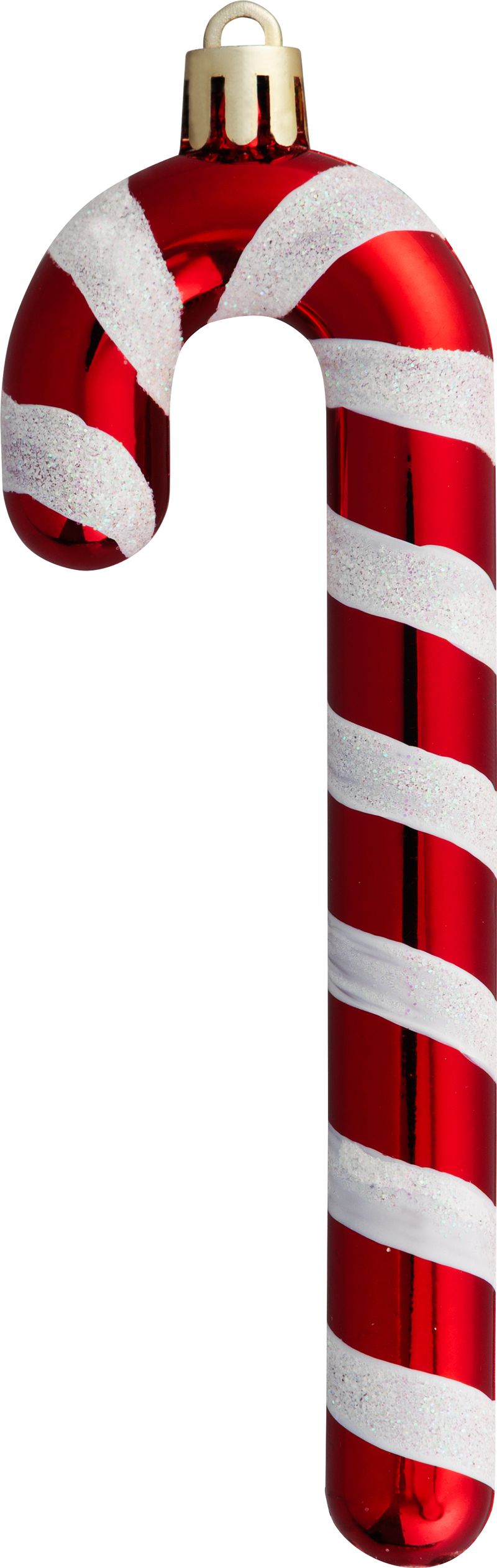Dekorácia MagicHome Vianoce, Vianočná lízanka, bielo-červená, 12,5 cm, bal 6ks – Obrázok 5