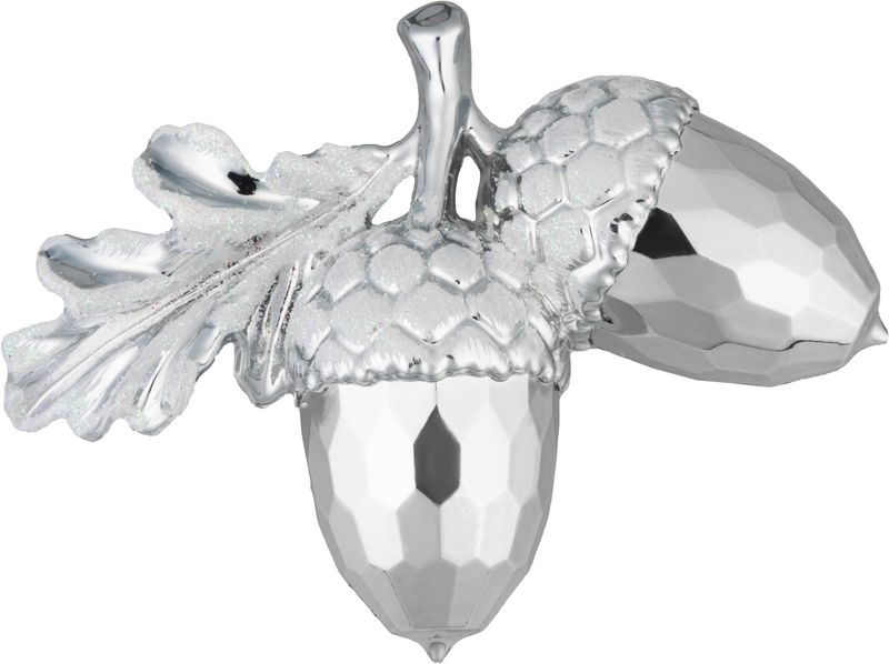 Gule MagicHome Vianoce, sada, 21 ks, biele-strieborné, mix, na vianočný stromček – Obrázok 4