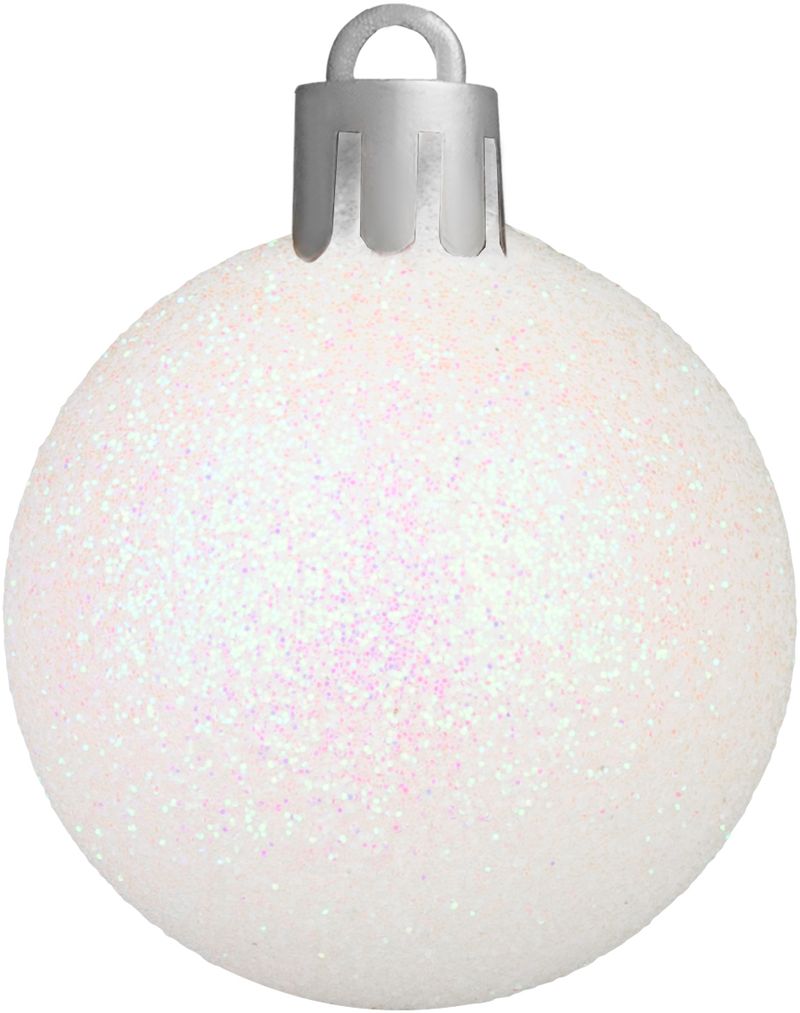 Gule MagicHome Vianoce, sada, 21 ks, biele-strieborné, mix, na vianočný stromček – Obrázok 3