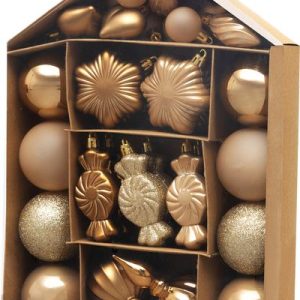 Gule MagicHome Vianoce, sada, 32 ks, bronzové, mix, na vianočný stromček