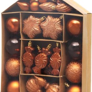 Gule MagicHome Vianoce, sada, 32 ks, medené, mix, na vianočný stromček