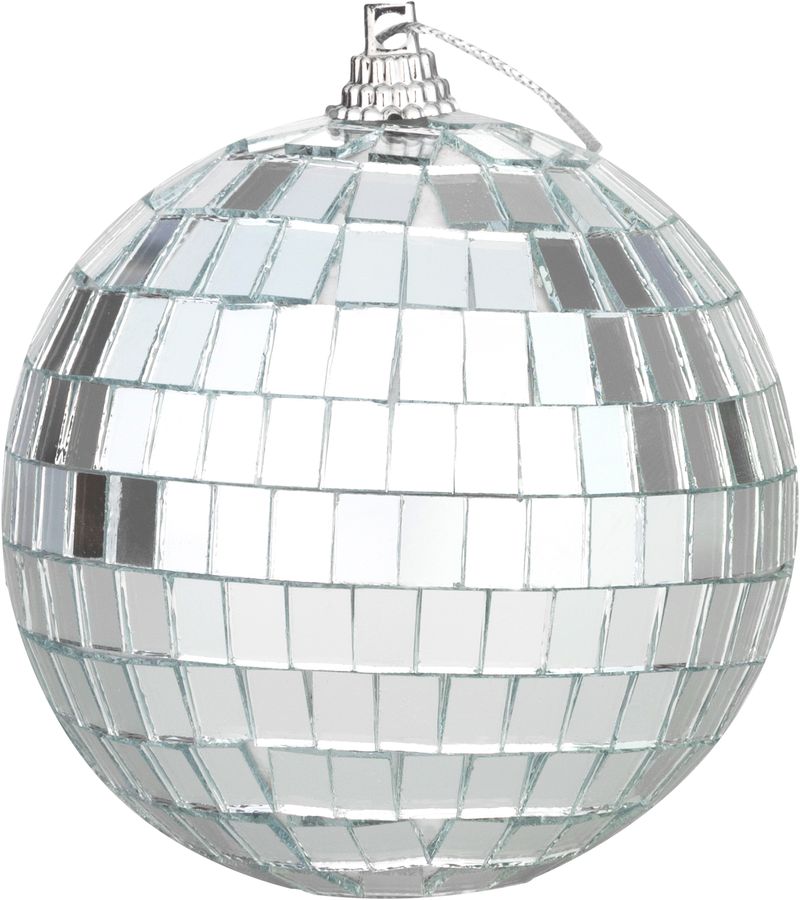 Gule MagicHome Vianoce, 4 ks, na vianočný stromček, disko gule, 8 cm – Obrázok 3