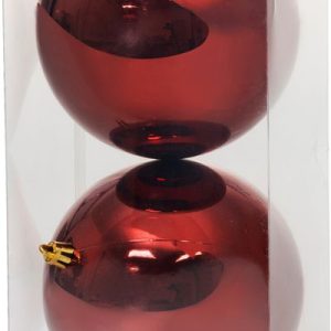 Gule MagicHome Vianoce, 2 ks, bordové, na vianočný stromček, 12 cm