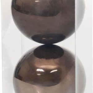 Gule MagicHome Vianoce, 2 ks, hnedé, na vianočný stromček, 12 cm