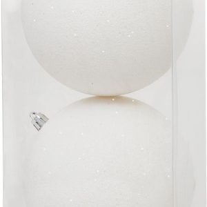 Gule MagicHome Vianoce, 2 ks, biele, na vianočný stromček, 12 cm